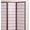 Cherry, variant on 4 Panel Oriental Shoji Screen Room Divider, Black - Japanese Privacy Partition for Small Spaces, Lightweight Wood Frame, 71 H