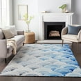 thumbnail image 6 of Addison Rugs Mayfield Washable Coastal Arches Blue Rectangle Rug, 3' x 5', 6 of 6