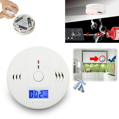 Sensor 2.5' Lcd System 1-50 Pcs Fire CO Carbon Monoxide Poisoning Gas Detecter LCD Display Carbon Monoxide Alarm Sensor Detector Tester Power Detection Equipment Alarm Clock Loud Warning CE RoHS ()