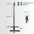 thumbnail image 3 of VIVO TV Display 13" to 50" Floor Stand, Height Adjustable Mount for Flat Screen, 3 of 8