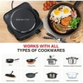 SUNAVO 1500W Hot Plates for Cooking, Electric Single Burner with