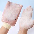 thumbnail image 3 of Guantes de baño Guantes exfoliantes Ducha Bast Piel Spa Masaje Scrubber, 3 of 9