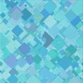 thumbnail image 1 of Ahgly Company Machine Washable Indoor Square Transitional Bright Turquoise Blue Area Rugs, 6' Square, 1 of 7