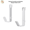 thumbnail image 3 of JYS Wall-Mounted Side Storage Rack for PS5 Pro/PS5 Slim - Console Hanger with Dual Controller & Headphone Holder, Space-Saving Gaming Organizer for PlayStation 5 Disc/Digital Editions, 3 of 6