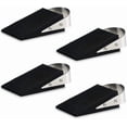 thumbnail image 1 of Door Stopper Wedge - ASelected 4 Pcs Heavy Duty Metal Rubber Doorstops Non-Slip Door Wedge Keeps Door Securely, 1 of 4