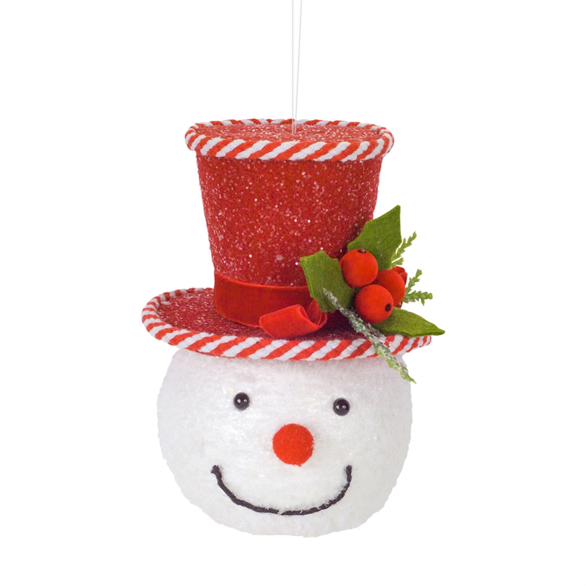 Snowman Head (Set of 6) 7.25"H Felt/Foam