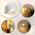 thumbnail image 5 of Infinity Wall Lamp Lights of Sweden – Rechargeable Wall Lamps with Remote, Peel and Stick LED Sconces, 360° Rotatable Magnetic Wall Light for Bedroom, Hallway, Nordic Lighting (Wooden*1), 5 of 10