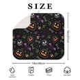 thumbnail image 4 of Colorful Halloween Icons Pattern Dish Drying Mat for Kitchen 1 Pack, Ultra Absorbent Microfiber Dishes Drainer Mats,16x18in(41x46cm), 4 of 6