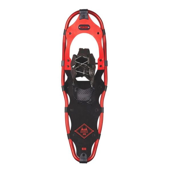 Airhead Raquettes à Neige 80-3017 YUKON ADVANCED SPIN SERIES; Longueur 30 Pouces x Largeur 9 Pouces; Capacité de Poids de 200 à 250 Livres; Rouge; Aluminium