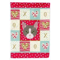 Carolines Treasures CK5092GF Brazilian Shorthair Cat Love Flag Garden Size Small multicolor