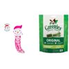 Free pink dog toy stocking with Greenies dog treats