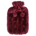 thumbnail image 1 of 2L Removable Hot Water Bottle Bag Plush Cover Protective Case Heat Preservation, 1 of 4
