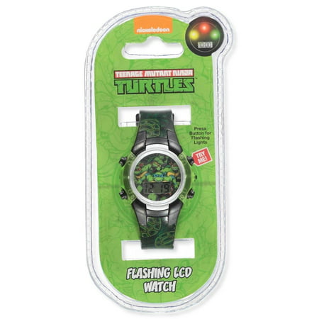 TMNT Flashing LCD Watch