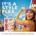 thumbnail image 4 of Band-Aid Brand Flexible Fabric Bandages, Wildflower, Assorted, 30 Count, 4 of 11