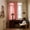 Red RD, variant on Naittoop Red Semi Plaid Sheer Curtain Panel 23.6x55in – Rustic Light Filtering Window Drape for Living Room Bedroom Balcony Farmhouse Home Interior Accessory 1 Panel