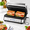 Silver with Reversible Plates, variant on Cattleman 5 In 1 Ceramic Panini Press Grill With Removable Plates 1600w