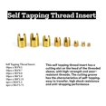 thumbnail image 3 of 116 Pieces Helical Threaded Inserts with Storage Box - M3/M4/M5/M6/M8/M10/M12, 3 of 5