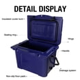 thumbnail image 6 of 25QT Portable Cooler, Insulated Hard Cooler with Bottle Opener, Cup Holder, Forming Ruler, Travel, Beach, Camping, Fishing   WL, 6 of 15