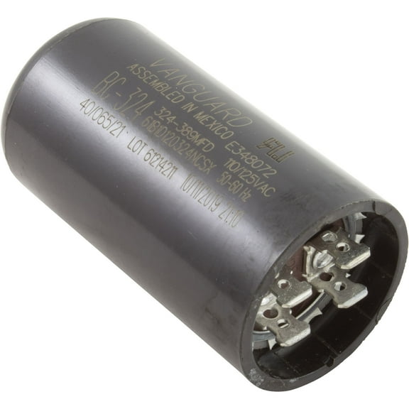 start capacitor, 324-388 mfd, 115v, 1-7/16" x 2-3/4"