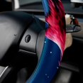 thumbnail image 5 of Flamingo 14.5 Inch Printing PVC Leather Steering Wheel Cover Car Wheel Covers Auto Accessories, 5 of 6