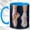 Blue, variant on Pointe Shoe Coffee Mug, Dance Sneaker Mug, Ceramic 11 oz