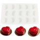 thumbnail image 1 of Molde de silicona con forma de corazón de 15 cavidades Molde de silicona con forma de corazón 3D de 15 cavidades Molde de silicona para postres Molde de silicona para postres con forma de esquí esquí Gafas de esquí, 1 of 5
