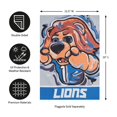 thumbnail image 3 of Detroit Lions Double-Sided Justin Patten Garden Flag, 3 of 6