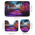 thumbnail image 3 of Hawaiian Style Shower Curtain Sets with Rugs 4 Piece Rustic, 3 of 8