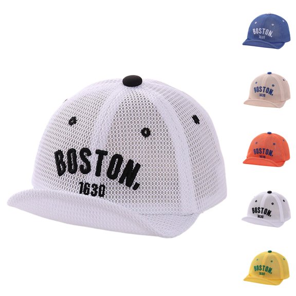 Infant Flip Brim Soft Baseball Cap For Toddlers 1-4 Years - Summer Outdoor Sun Protection Mesh Hats, Breathable Lightweight Duck Tongue Caps For Baby Boys Girls Daily Travel Gear