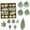 A49 christmas decorations clearance under 5$, variant on Black and Friday Sales! kkbbma 40Pcs Christmas Tree Balls Pendant Clearance Christmas Decorations Christmas Gift Package Combination Christmas Tree Ball Pendant Christmas Set