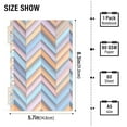 thumbnail image 2 of FORMRS 1-Subject Spiral Notebook 8" x 5" College Ruled 60 Refillable Sheet A5 Hard Cover, 2 Pack, Purple Geometric, 2 of 7