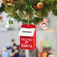 thumbnail image 4 of Decoración colgante para de Navidad, adornos navideños decorativos, colgante de arte del hierro para puerta de pared interior, adorno navideño Buzón pequeño, 4 of 8