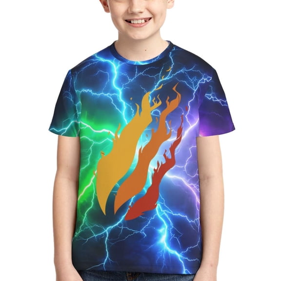 Prestonplayz Boys Girls T Shirt Kids Short Sleeve Crewneck 3d Printed Graphic Shirts For Kids Youth X-Small