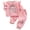 Pink, variant on CAICJ98 Toddler Baby Girl Clothes Cute 3D Floral Infant Ruffle Long Sleeve Sweathsirt Pullover Pants Set Fall Winter Outfits,Size 12-18 Months
