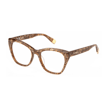 Furla eyeglasses VFU825 WOMAN 53/18/140 0V83 AVANA/MADREPERLA LUCIDA