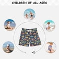 thumbnail image 6 of joogoo Boy Swim Trunks Truck Excavation Vehicle Bathing Beach Board Shorts 2T, 6 of 8