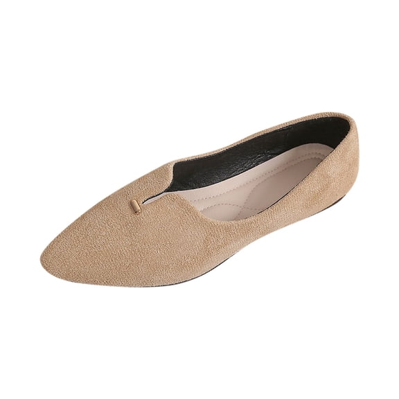 Wensltd Women's Flats Plus Size Pointed Toe Comfortable Shoes Flats for Women