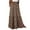 372#Brown, variant on BRDFRL Womens Casual Maxi Skirts for Women 2025 High Waist Boho Skirts Floral Printed Long Flowy Skirt with Pockets Army Green S