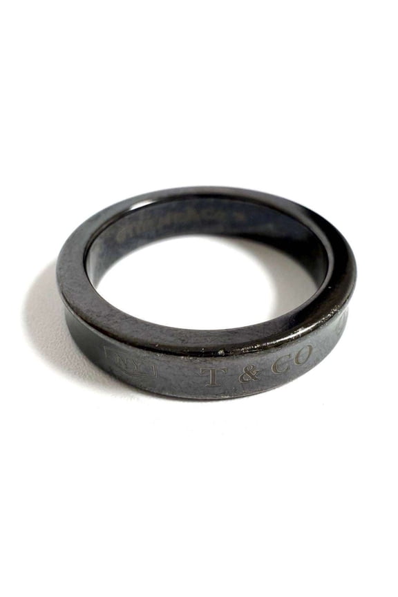 Pre-Owned Tiffany Men's Women's 1837 Pinky Ring Titanium