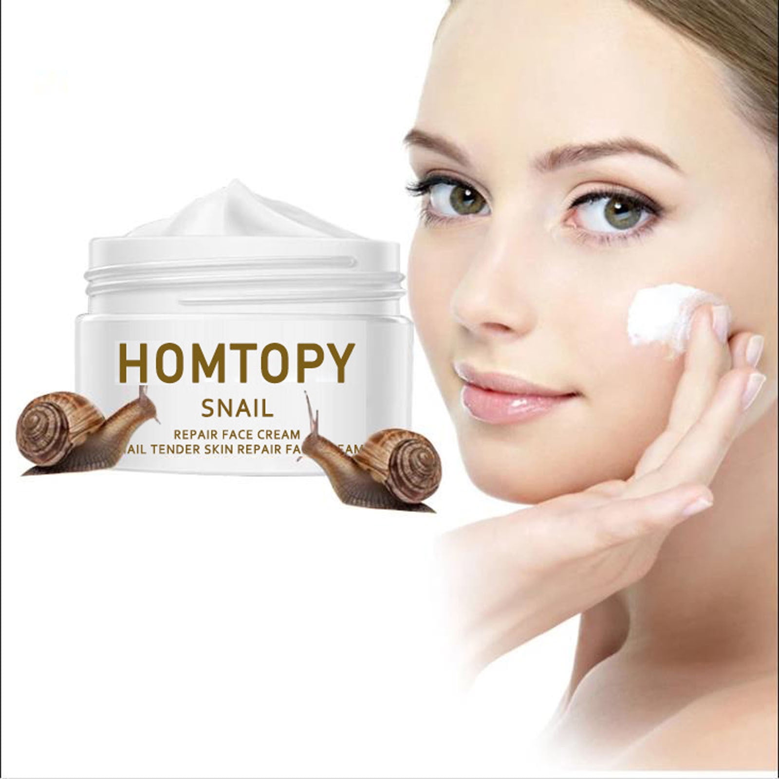 Kehuoyezai Snail Repair Face Cream, Repair The Skin, Make The Skin