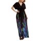 thumbnail image 1 of Gibobby Vestido Causal para Mujer de Verano Vestido de dama delgada con cuello en V y cuello en V suelto de playa de hielo suelto de talla grande bohemio a la (Azul,XL), 1 of 5