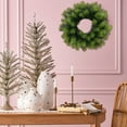 thumbnail image 6 of EWASWON Christmas Artificial Christmas Wreath, 8 Inch (20cm) Pine Needle Wreath, Small Door & Home Decor for Holiday Festivities, 6 of 6