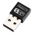thumbnail image 4 of 2.4G 5G AC1200Mbps Tarjeta de red inalámbrica Adaptador USB Banda dual, 4 of 8