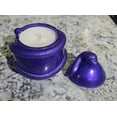 thumbnail image 4 of Candle in Snake Wrapped Purple Egg with Lid, Unscented, 24hr Burn Time, Reusable Storage Jar, 4 of 8