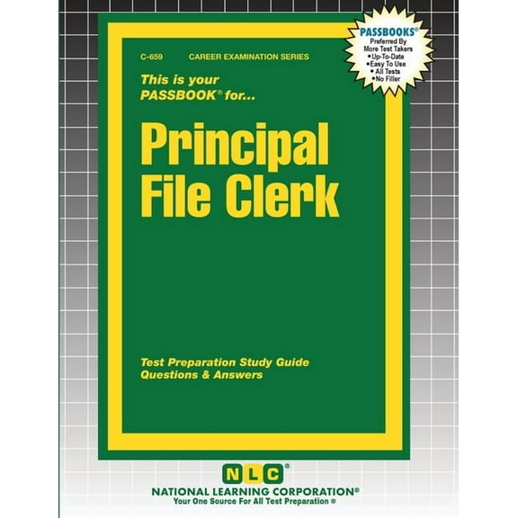 Career Examination Principal File Clerk, Book 659, (Paperback)