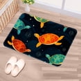 thumbnail image 5 of Turtle Polyester Non-Slip Machine Washable Floor Rug, for Office, Chair Rugs Included, 5 of 6