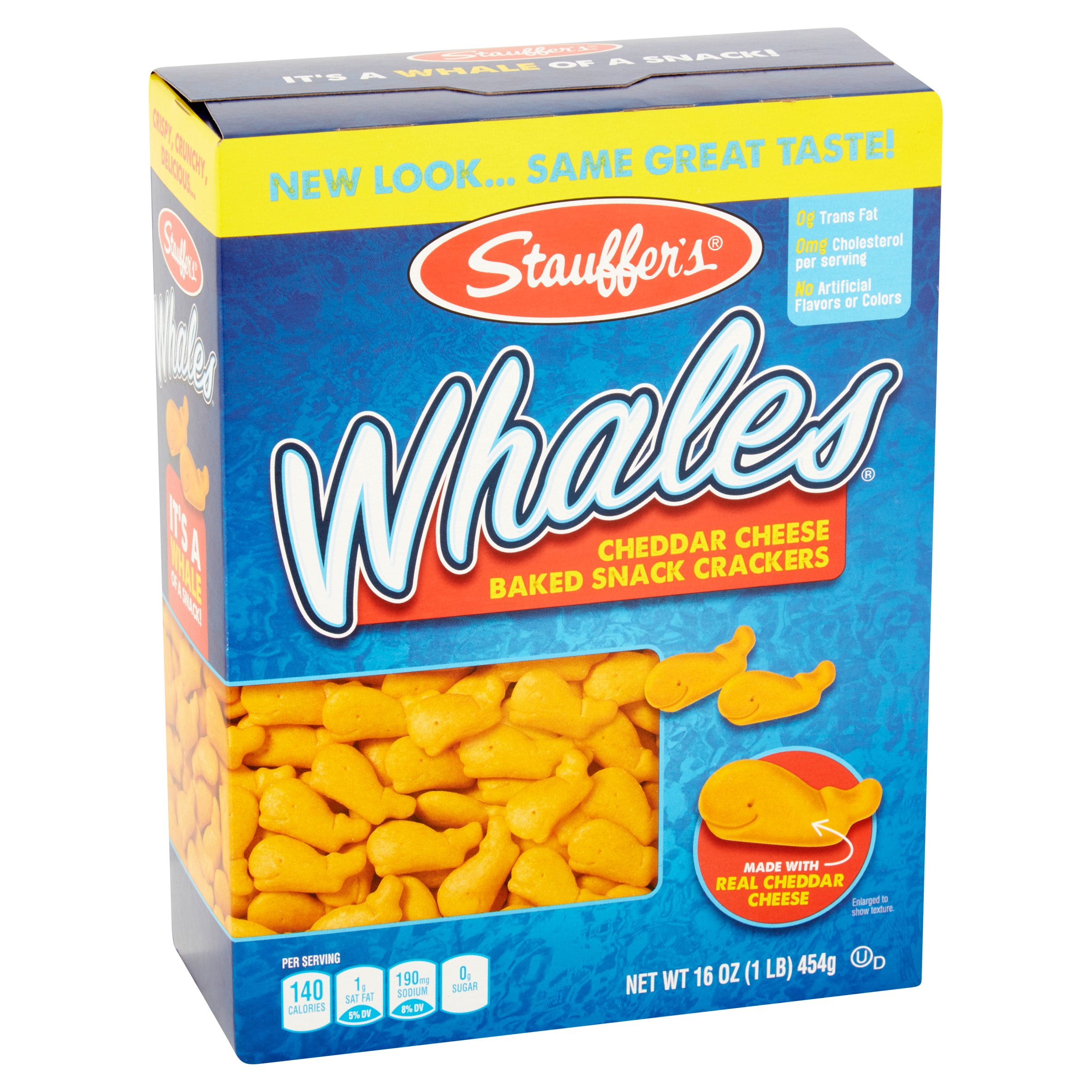 2Pack Stauffer's Whales Cheddar Cheese Baked Snack Crackers, 16 oz eBay