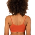 thumbnail image 4 of Coobie Seamless Bras for Women No Underwire Scoopneck Cami Bra 9012, Tiger Lily,One Size, 4 of 7
