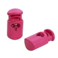 thumbnail image 2 of Cord Lock Clamp - (25 Pack, Hot Pink) - Heavy-Duty Industrial Plastic Single Hole Cord Toggle End, 2 of 4