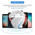 thumbnail image 6 of Dpisuuk Wireless Bluetooth Earphone, Stereo Bluetooth Earclip Headphone, Wireless Single Ear Clip-on Earphone for Walking Sport Business (White), 6 of 10